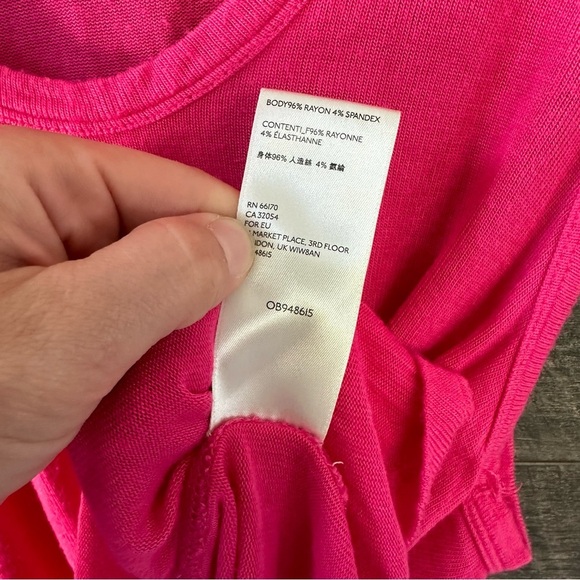 Free People Take The Plunge Tank in Pink Small - Picture 8 of 8